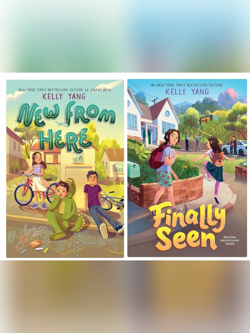 New from Here and Finally Seen Books by Kelly Yang